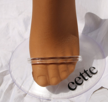 Preview: Cecilia de Rafael - Strapsstrumpf Vidrio Bas - Stark Glänzende - 15 DEN Preview: beeld kousen vidrio bas